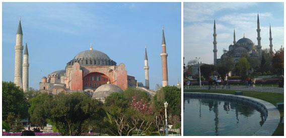 hagia sophia & blue mosque